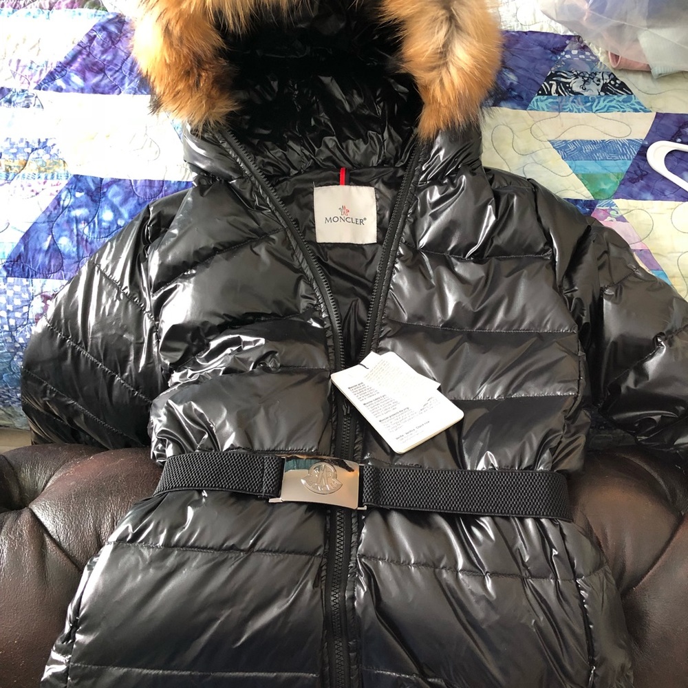 Black down coat